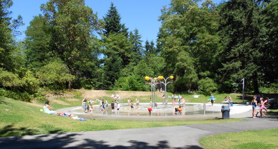 Photo of spray park at Northacres Park